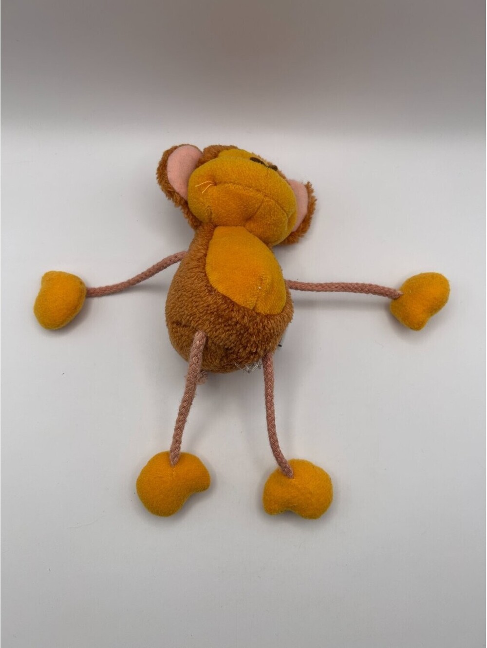 Gund String Beans Monkey Toy Brown Style 9056 Bean Bag Rope Limbs
